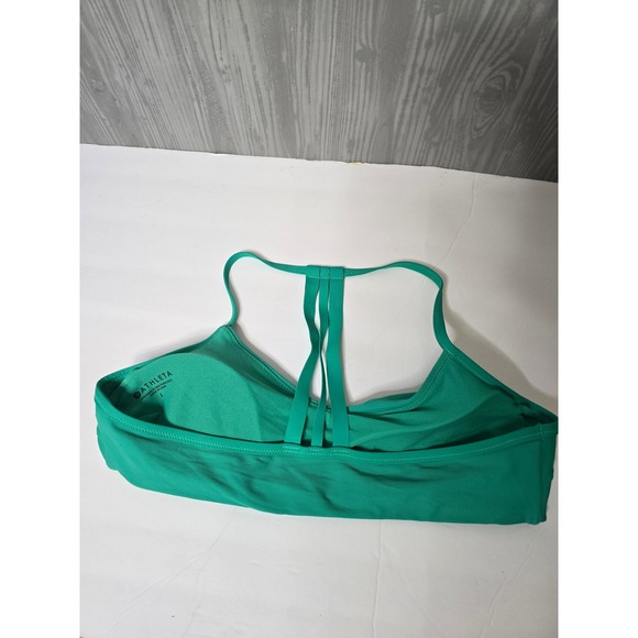 Athleta Cloudbreak Rib Strappy Bikini Top High Teal Large top only - Picture 5 of 5